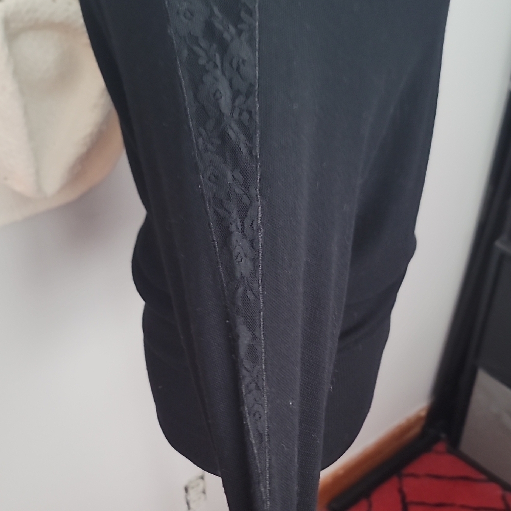 White House Black Market Black Knit Top - Picture 11 of 11